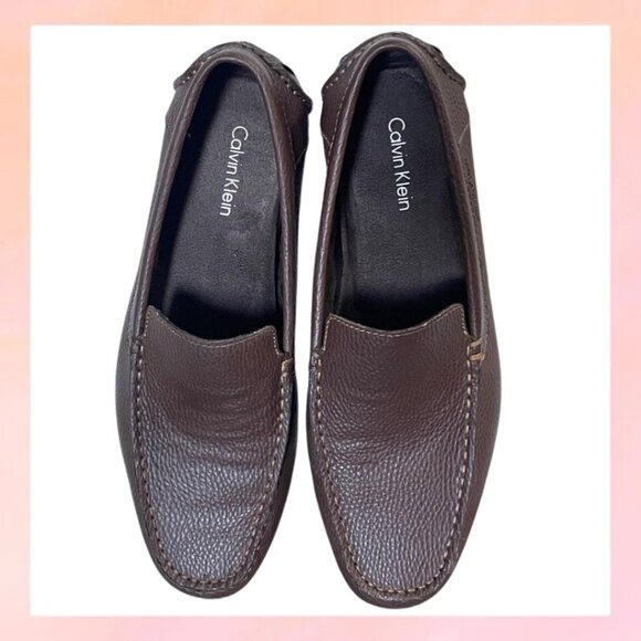 Calvin Klein Other - Calvin Klein. Leather. Dress Shoes Men Brown Size 10.5